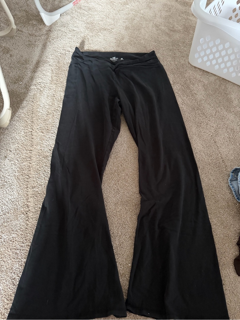 Hollister Black Women's Wide-Leg Lounge Pants